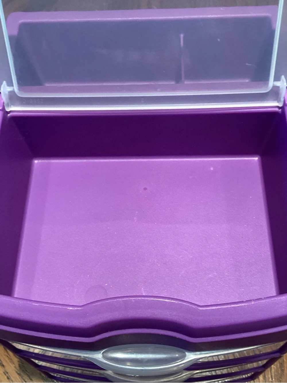 Desktop Purple 3-Drawer Plastic Storage Organizer by Sterilite